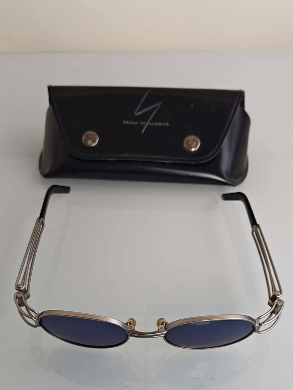 YOHJI YAMAMOTO Silver Metal Sunglasses